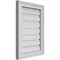 Ekena Millwork Vertical Surface Mount PVC Gable Vent: Functional, w/ 2"W x 1-1/2"P Brickmould Frame, 16"W x 22"H GVPVE16X2202SF - alternate 3